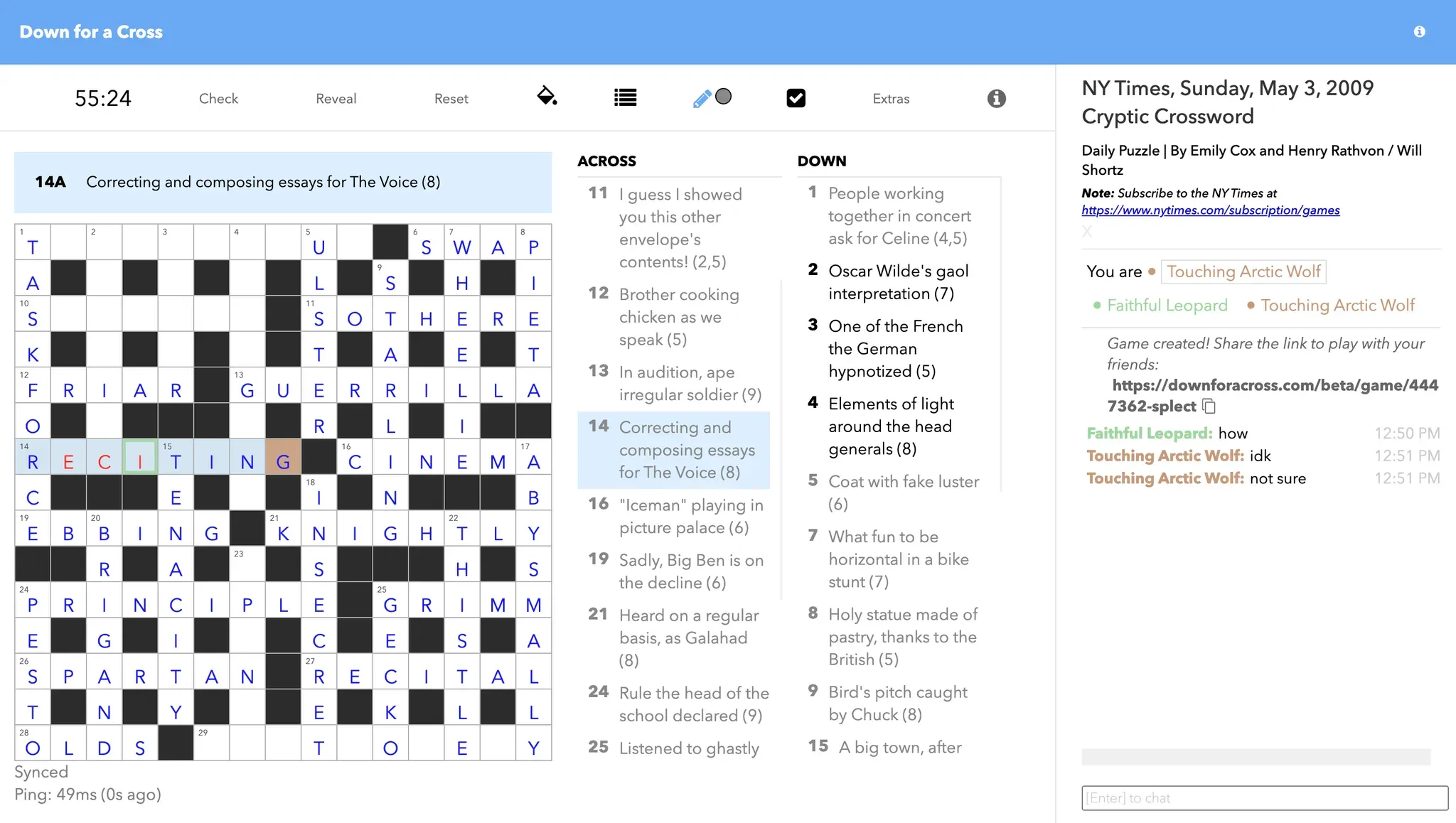 Amoral puzzling during GM with B
