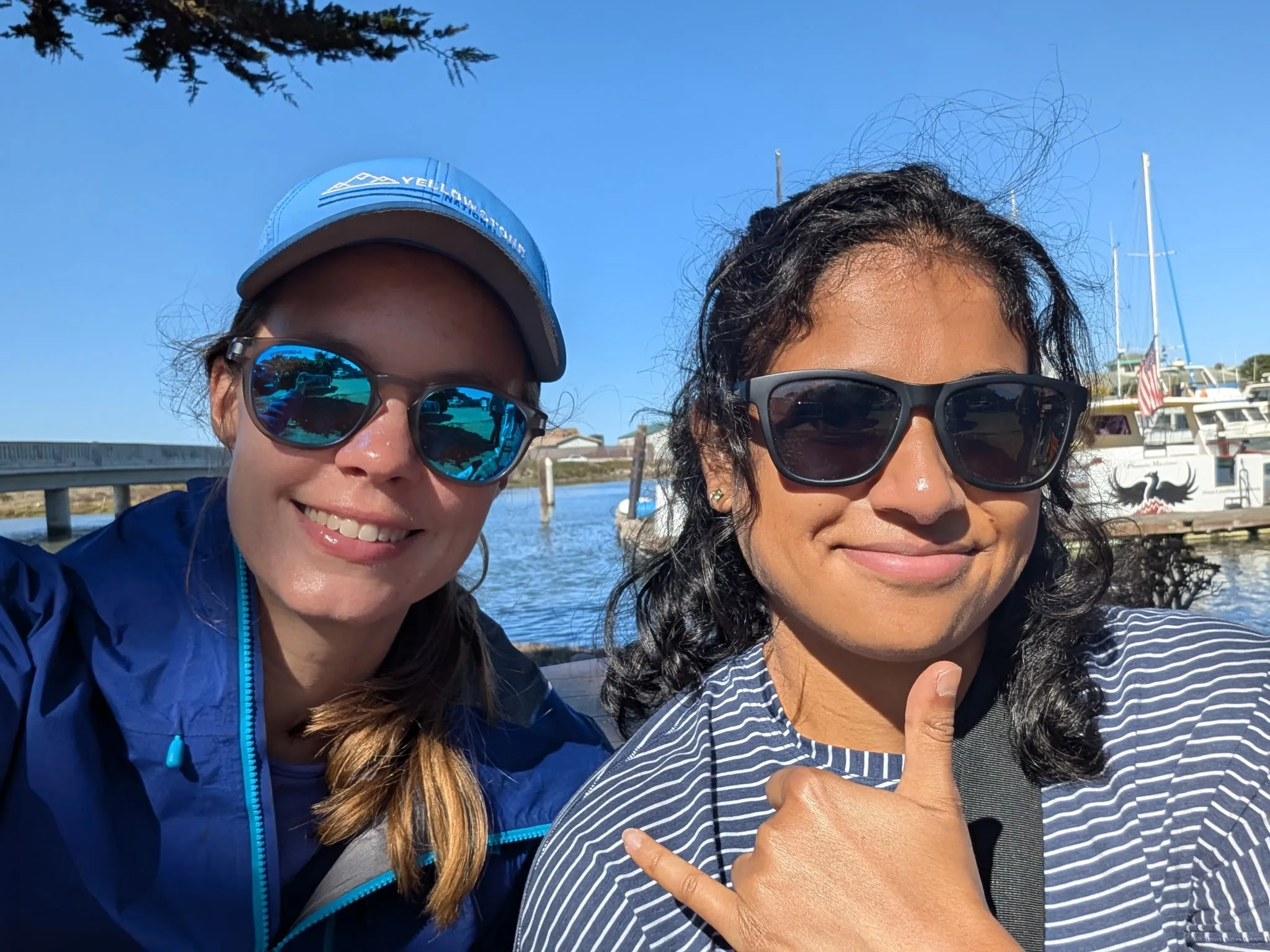 Catching up with G in the car and listening to (throwback) music on the drive back